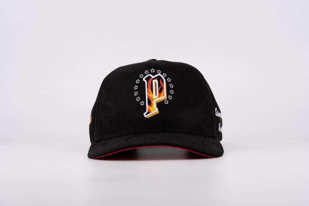 9. SIEMPRE HUMILDE BLACK SNAPBACK SUELA ROJA (pre-order)