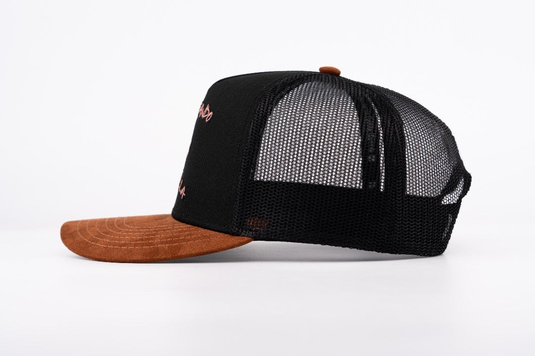 10. CORRETEANDO LA TORTILLA BLACK AND BROWN TRUCKER SNAPBACK (pre-order)
