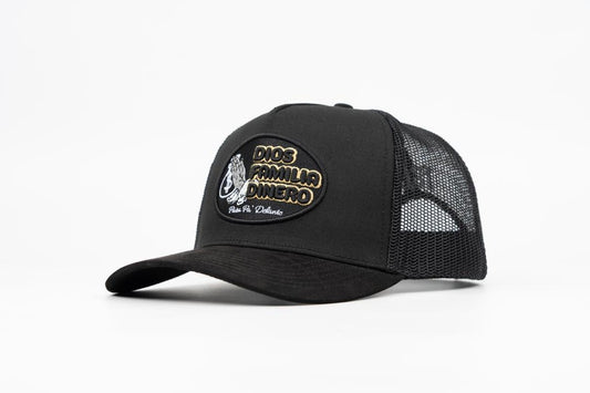 7. DIOS FAMILIA DINERO BLACK & GOLD TRUCKER SNAPBACK (pre-order)