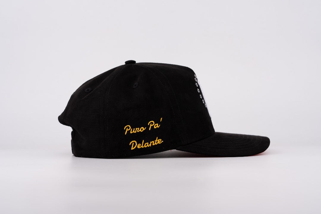 9. SIEMPRE HUMILDE BLACK SNAPBACK SUELA ROJA (pre-order)
