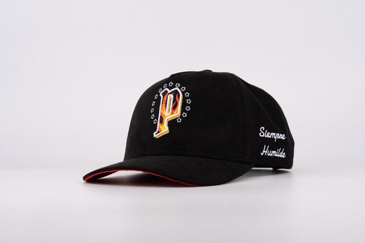 9. SIEMPRE HUMILDE BLACK SNAPBACK SUELA ROJA (pre-order)