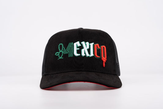 3. MEXICO SUELA ROJA BLACK TRUCKER SNAPBACK (pre-order)