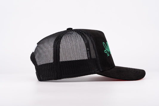 3. MEXICO SUELA ROJA BLACK TRUCKER SNAPBACK (pre-order)